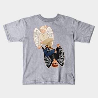 Good omens Crowley Aziraphale Kids T-Shirt